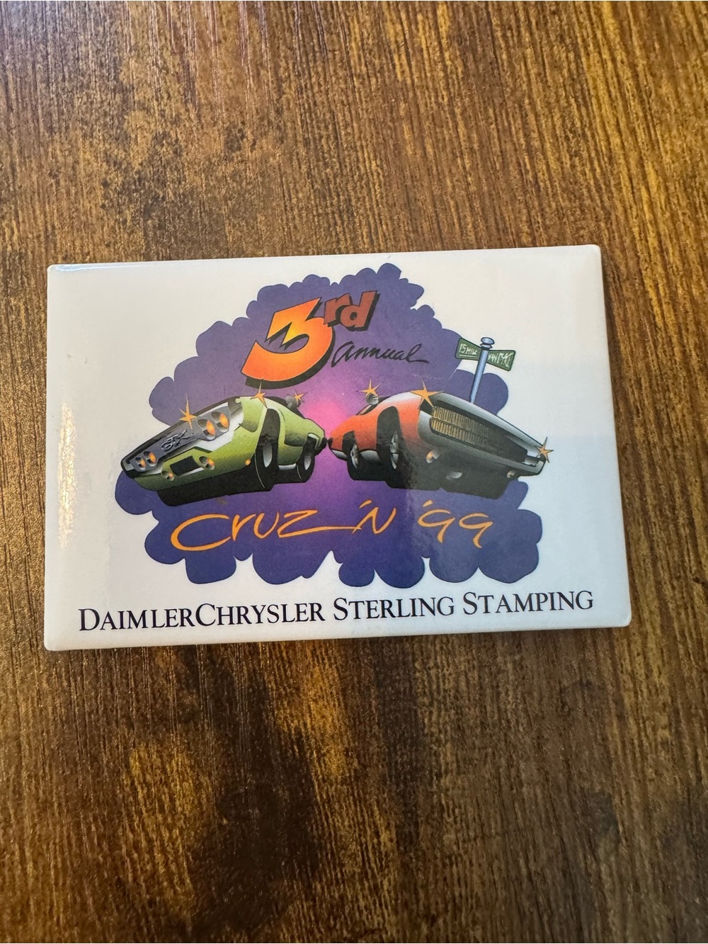 DaimlerChrysler Cruzin ’99 5th Annual Mopar Sterling Stamping Plant Magnet